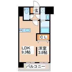 辛島町駅 徒歩11分 6階の物件間取画像